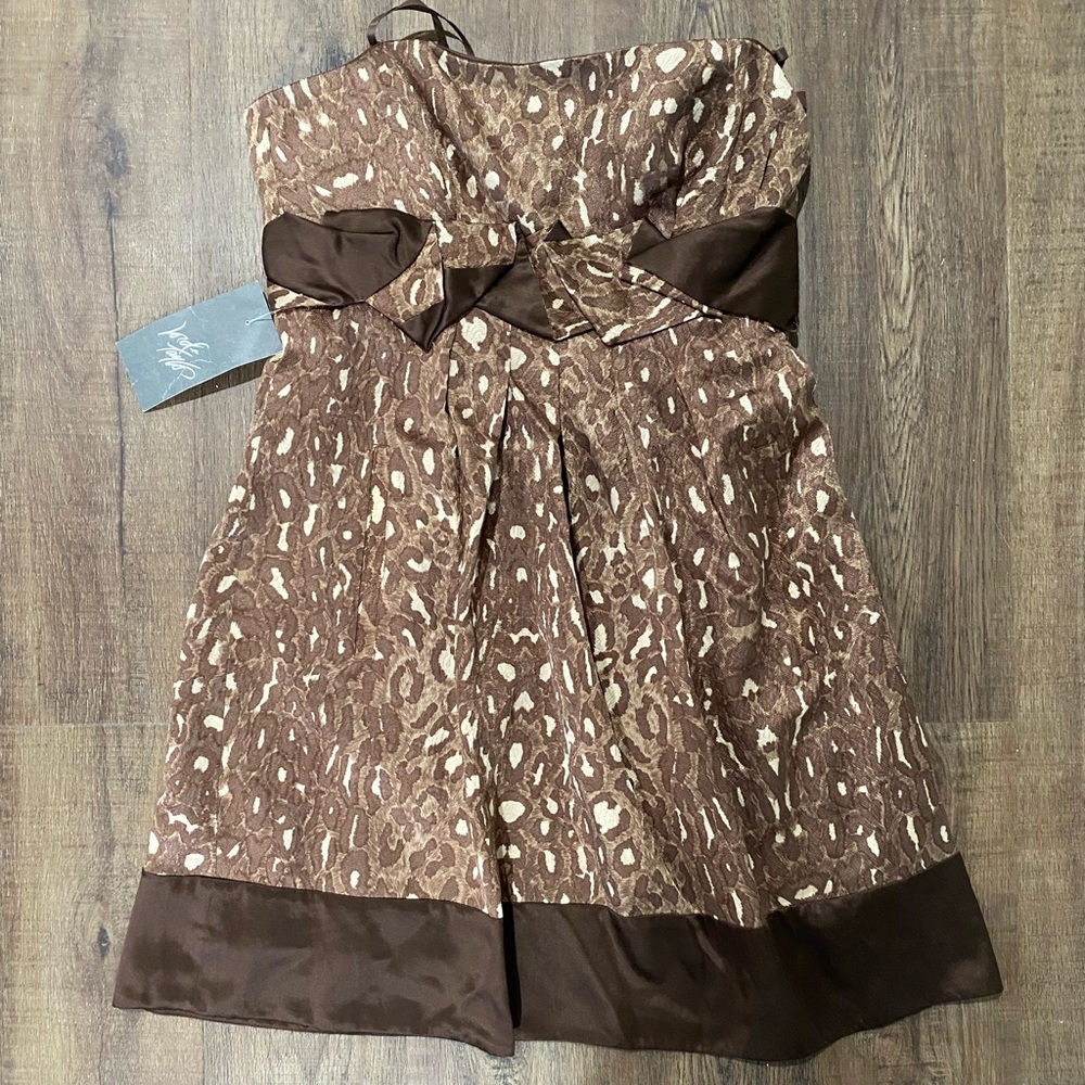 Leopard cocktail dress